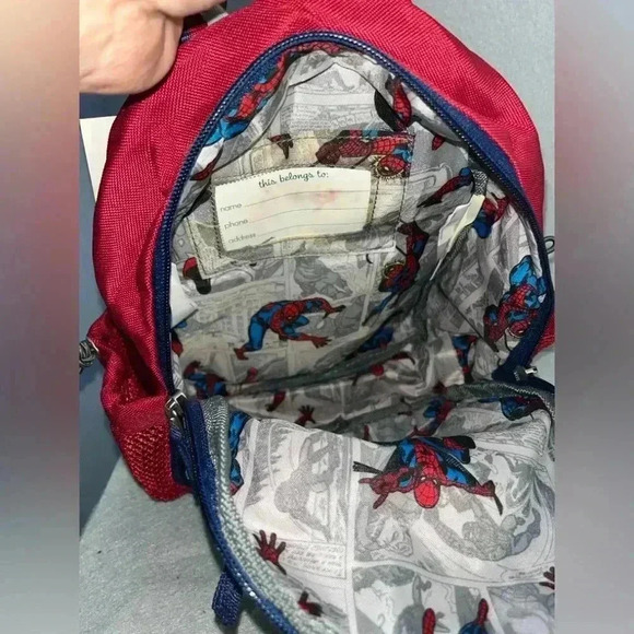 Pottery Barn Kids x Marvel Spider-Man MacKenzie Small backpack NEW WITH TAGS - Picture 7 of 12